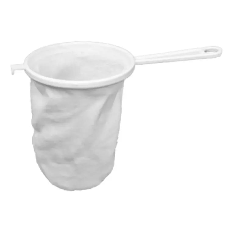 Coador De Pano Flanelado 12Cm Branco